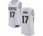 Memphis Grizzlies #17 Garrett Temple Authentic White Basketball Jersey - City Edition
