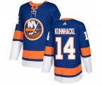 New York Islanders #14 Tom Kuhnhackl Authentic Royal Blue Home NHL Jersey