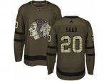 Chicago Blackhawks #20 Brandon Saad Green Salute to Service Stitched NHL Jersey