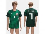 Mexico #7 M.Layun Green Training Soccer Country Jersey