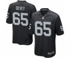 Oakland Raiders #65 Jordan Devey Game Black Team Color Football Jersey