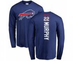 Buffalo Bills #22 Marcus Murphy Royal Blue Backer Long Sleeve T-Shirt
