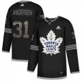 Toronto Maple Leafs #31 Frederik Andersen Black Authentic Classic Stitched NHL Jersey