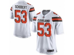 Cleveland Browns #53 Joe Schobert Game White NFL Jersey