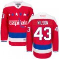Washington Capitals #43 Tom Wilson Premier Red Third NHL Jersey