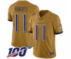 Baltimore Ravens #11 Seth Roberts Limited Gold Inverted Legend 100th Season Football Jersey