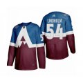 Colorado Avalanche #54 Anton Lindholm Authentic Burgundy Blue 2020 Stadium Series Hockey Jersey