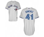 Toronto Blue Jays #41 Aaron Sanchez White Jersey