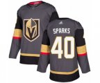 Vegas Golden Knights #40 Garret Sparks Premier Gray Home Hockey Jersey