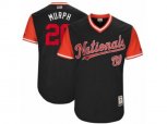 Washington Nationals #20 Daniel Murphy Murph Authentic Navy Blue 2017 Players Weekend MLB Jersey