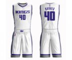 Sacramento Kings #40 Harrison Barnes Swingman White Basketball Suit Jersey - Association Edition