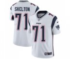 New England Patriots #71 Danny Shelton White Vapor Untouchable Limited Player Football Jersey