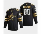 Dallas Stars Custom Black Golden Edition Limited Stitched Hockey Jersey