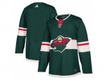 Minnesota Wild Blank Green Home Authentic Stitched NHL Jersey