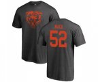 Chicago Bears #52 Khalil Mack Ash One Color T-Shirt