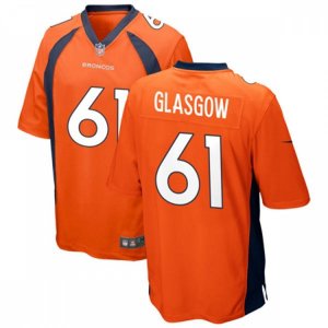 Denver Broncos #61 Graham Glasgow Nike Orange Vapor Untouchable Limited Jersey