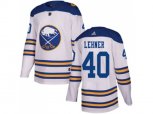 Adidas Buffalo Sabres #40 Robin Lehner White Authentic 2018 Winter Classic Stitched NHL Jersey