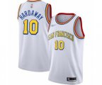Golden State Warriors #10 Tim Hardaway Authentic White Hardwood Classics Basketball Jersey - San Francisco Classic Edition