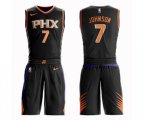 Phoenix Suns #7 Kevin Johnson Swingman Black Basketball Suit Jersey - Statement Edition