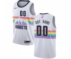 Denver Nuggets Customized Authentic White Basketball Jersey - City Edition