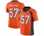 Denver Broncos #57 Demarcus Walker Orange Team Color Vapor Untouchable Limited Player Football Jersey