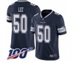 Dallas Cowboys #50 Sean Lee Navy Blue Team Color Vapor Untouchable Limited Player 100th Season Football Jersey