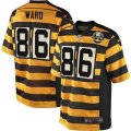 Pittsburgh Steelers #86 Hines Ward Limited Yellow Black Alternate 80TH Anniversary Throwback NFL Jersey