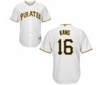 Pittsburgh Pirates #16 Jung-ho Kang Replica White Home Cool Base Baseball Jersey
