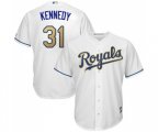 Kansas City Royals #31 Ian Kennedy Replica White Home Cool Base Baseball Jersey