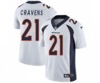 Denver Broncos #21 Su'a Cravens White Vapor Untouchable Limited Player Football Jersey
