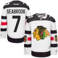 Chicago Blackhawks #7 Brent Seabrook Premier White 2016 Stadium Series NHL Jersey