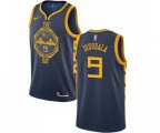 Golden State Warriors #9 Andre Iguodala Authentic Navy Blue Basketball Jersey - City Edition