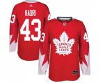 Toronto Maple Leafs #43 Nazem Kadri Authentic Red Alternate NHL Jersey