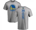 Golden State Warriors #35 Kevin Durant Ash Backer T-Shirt