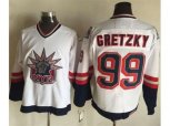 New York Rangers #99 Wayne Gretzky White CCM Statue of Liberty Stitched NHL Jersey