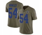 Dallas Cowboys #54 Chuck Howley Limited Olive 2017 Salute to Service Football Jersey