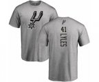 San Antonio Spurs #41 Trey Lyles Ash Backer T-Shirt