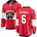 Florida Panthers #6 Alex Petrovic Fanatics Branded Red Home Breakaway NHL Jersey