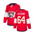Florida Panthers #64 Vladislav Kolyachonok Authentic Red Home Hockey Jersey