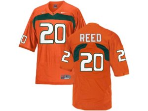 Men\'s Miami Hurricanes Ed Reed #20 College Football Jersey - Orange