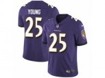 Baltimore Ravens #25 Tavon Young Vapor Untouchable Limited Purple Team Color NFL Jersey