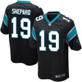 Carolina Panthers #19 Russell Shepard Game Black Team Color NFL Jersey