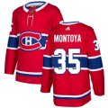 Montreal Canadiens #35 Al Montoya Premier Red Home NHL Jersey