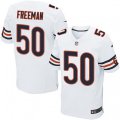 Chicago Bears #50 Jerrell Freeman Elite White NFL Jersey