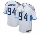 Tennessee Titans #94 Austin Johnson Game White Football Jersey