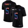 Los Angeles Rams #5 Jalen Ramsey Nike Multi-Color Black 2020 NFL Crucial Catch Vapor Untouchable Limited Jersey