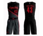 Portland Trail Blazers #43 Anthony Tolliver Swingman Black Basketball Suit Jersey - City Edition