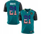 Jacksonville Jaguars #21 A.J. Bouye Elite Teal Green Home USA Flag Fashion Football Jersey