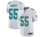 Miami Dolphins #55 Jerome Baker White Vapor Untouchable Limited Player Football Jersey