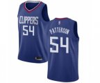 Los Angeles Clippers #54 Patrick Patterson Swingman Blue Basketball Jersey - Icon Edition